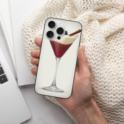 iPhone 15/Pro/Max 鸡尾酒图案手机壳 - OKOMALL