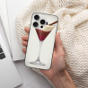 iPhone 15/Pro/Max 鸡尾酒图案手机壳 - OKOMALL