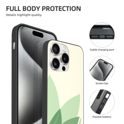 清新葉紋iPhone 15 Pro/Pro Max手機殼 - okomall