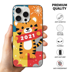 可愛卡通蘋果手機殼 - iPhone 15/15 Pro/15 Pro Max 手機殼 | OKOMALL