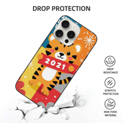 可愛卡通蘋果手機殼 - iPhone 15/15 Pro/15 Pro Max 手機殼 | OKOMALL