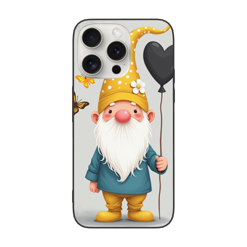 iPhone 15/Pro/Max 卡通可愛動物圖案手機殼 - okomall