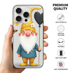 iPhone 15/Pro/Max 卡通可愛動物圖案手機殼 - okomall