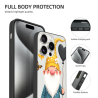 iPhone 15/Pro/Max 卡通可愛動物圖案手機殼 - okomall
