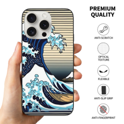 iPhone 15/15 Pro/15 Pro Max 手機殼 - 神奈川衝浪者浮世繪 - okomall