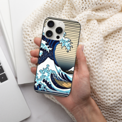 iPhone 15/15 Pro/15 Pro Max 手機殼 - 神奈川衝浪者浮世繪 - okomall