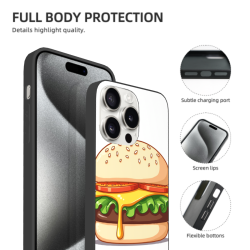 美味汉堡 iPhone 15/15 Pro/15 Pro Max 手机壳 - okomall