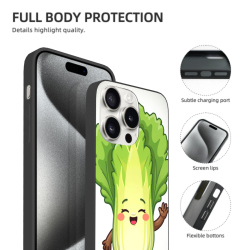 萌趣蔬菜 iPhone 15/15 Pro/15 Pro Max 手机壳 - OKOMALL