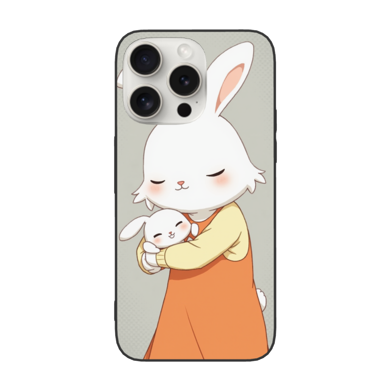 可爱兔兔手机壳 - iPhone 15 Pro/Pro Max 保护壳 | okomall
