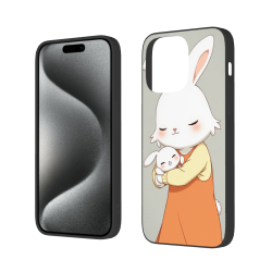 可爱兔兔手机壳 - iPhone 15 Pro/Pro Max 保护壳 | okomall