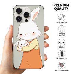 可愛兔兔手機殼 - iPhone 15 Pro/Pro Max 保護殼 | okomall