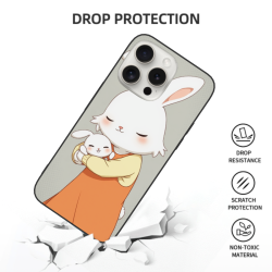 可愛兔兔手機殼 - iPhone 15 Pro/Pro Max 保護殼 | okomall