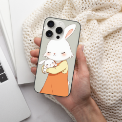 可爱兔兔手机壳 - iPhone 15 Pro/Pro Max 保护壳 | okomall