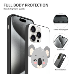 Cute Bear Phone Case - iPhone 15/15 Pro/15 Pro Max - okomall