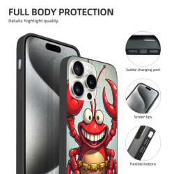 iPhone 15/Pro/Max 卡通蝦兵手機殼 - okomall 官方旗艦店