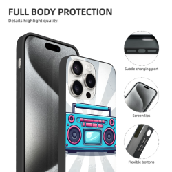 復古潮流iPhone 15手機殼 - okomall