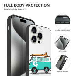 復古VW巴士iPhone 15 Pro/Pro Max手機殼 - okomall