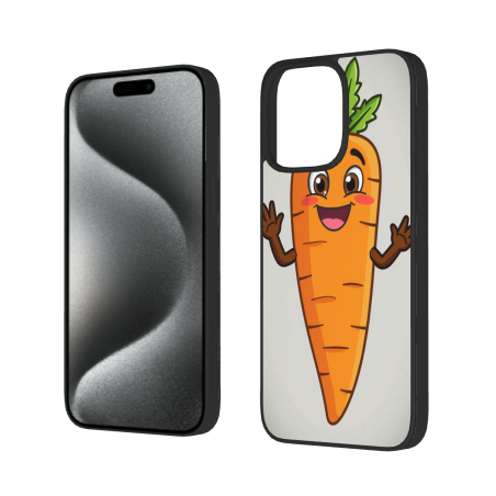 可爱胡萝卜iPhone 15 Pro/Pro Max手机壳 - okomall