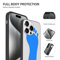 iPhone 15/Pro/Max 足迹手机壳 - 个性定制 | okomall