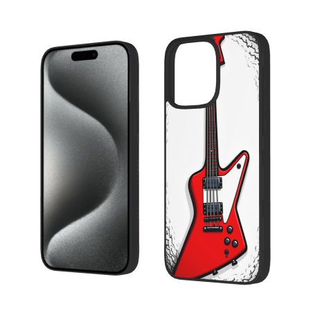 吉他圖案 iPhone 15/15 Pro/15 Pro Max 手機殼 - okomall