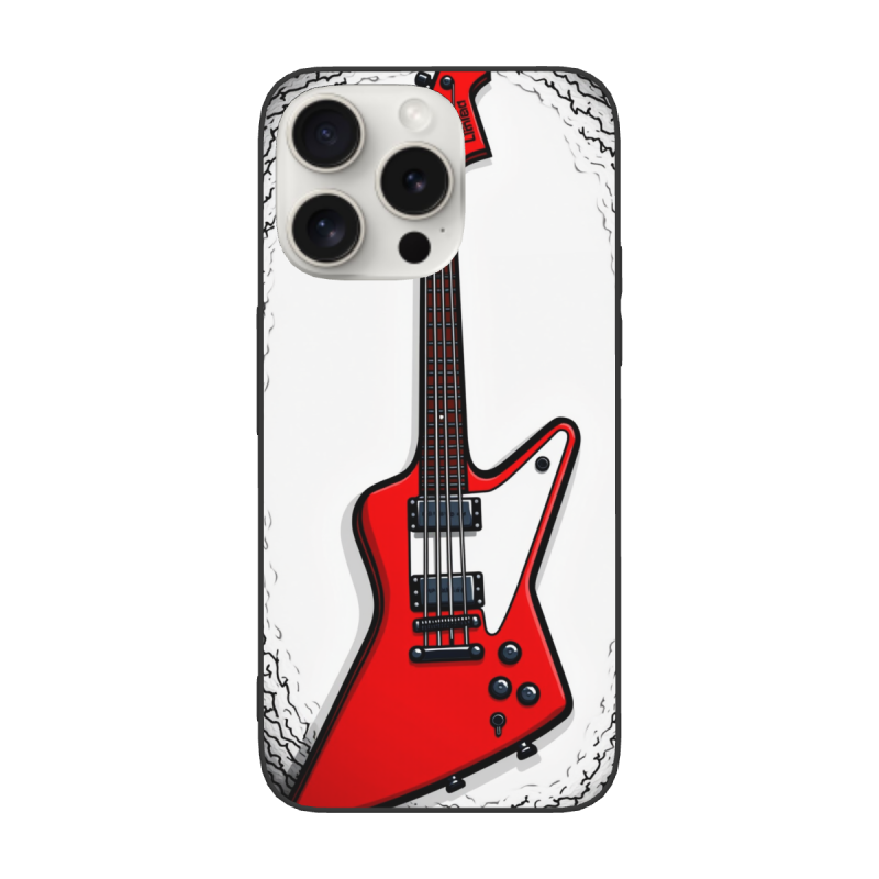 吉他圖案 iPhone 15/15 Pro/15 Pro Max 手機殼 - okomall