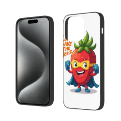 iPhone 15/Pro/Max 卡通蘋果超級英雄手機殼 - OKOMALL