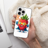 iPhone 15/Pro/Max 卡通蘋果超級英雄手機殼 - OKOMALL