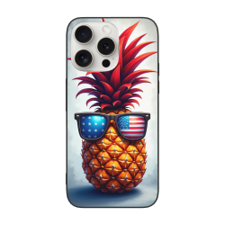 iPhone 15/Pro/Max 菠萝手机壳 - 清凉夏日防摔手机壳 | okomall