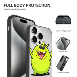 可愛卡通iPhone 15/15 Pro/15 Pro Max手機殼 - okomall