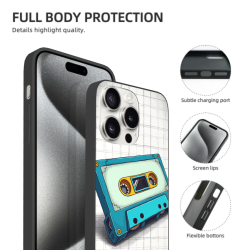 復古磁帶iPhone 15 Pro/Pro Max手機殼 - okomall