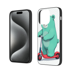 iPhone 15/Pro/Max 小熊滑板手机壳 - okomall