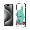 iPhone 15/Pro/Max 小熊滑板手機殼 - okomall