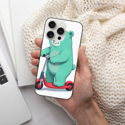 iPhone 15/Pro/Max 小熊滑板手机壳 - okomall