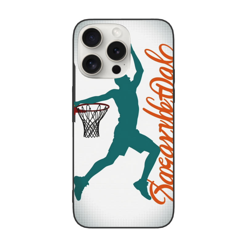 iPhone 15/Pro/Max 籃球運動員圖案手機殼 - OKOMALL