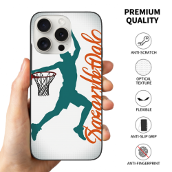 iPhone 15/Pro/Max 籃球運動員圖案手機殼 - OKOMALL