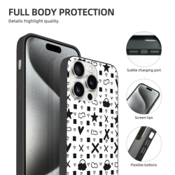 iPhone 15/Pro/Max 创意图案手机壳 - okomall
