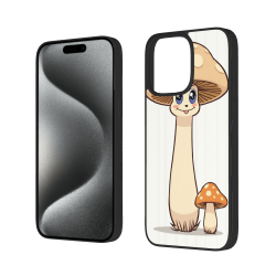 可爱的蘑菇 iPhone 15/15 Pro/15 Pro Max 手机壳 - okomall