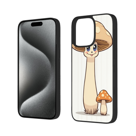 可爱的蘑菇 iPhone 15/15 Pro/15 Pro Max 手机壳 - okomall