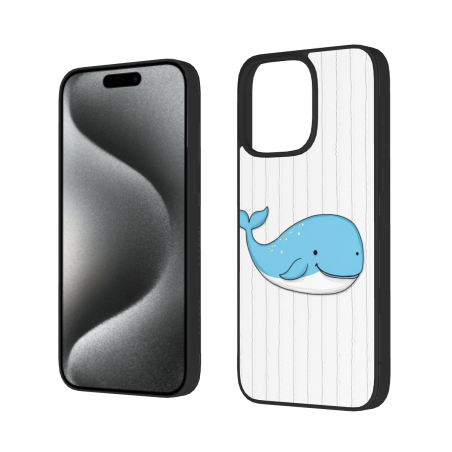 Cute Dolphin Phone Case - Compatible with iPhone 15/15 Pro/15 Pro Max | okomall