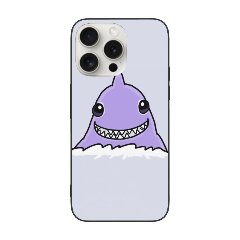 可爱鲨鱼iPhone 15 Pro/Pro Max手机壳 - okomall