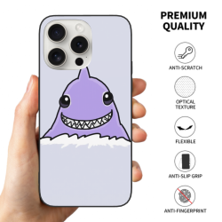 可爱鲨鱼iPhone 15 Pro/Pro Max手机壳 - okomall