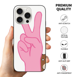 OKOMALL iPhone 15/Pro/Max 手機殼 - 可愛手勢圖案 | 官方網站