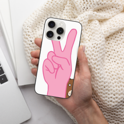 OKOMALL iPhone 15/Pro/Max 手機殼 - 可愛手勢圖案 | 官方網站