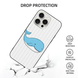 Cute Dolphin Phone Case - Compatible with iPhone 15/15 Pro/15 Pro Max | okomall