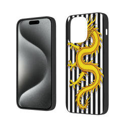 龍紋iPhone手機殼 - iPhone 15/Pro/Max 手機保護套 | okomall