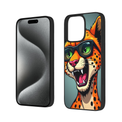 Леопардовый чехол - iPhone 15 Pro/Pro Max Индивидуальный ударопрочный чехол | OKOMALL