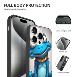 iPhone 15/Pro/Max 青蛙卡通手机壳 - okomall