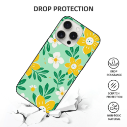 Funda floral fresca para iPhone 15/15 Pro/15 Pro Max - okomall