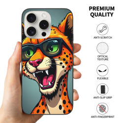 豹纹手机壳 - iPhone 15 Pro/Pro Max 个性防摔手机壳 | OKOMALL