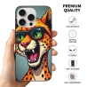 豹纹手机壳 - iPhone 15 Pro/Pro Max 个性防摔手机壳 | OKOMALL